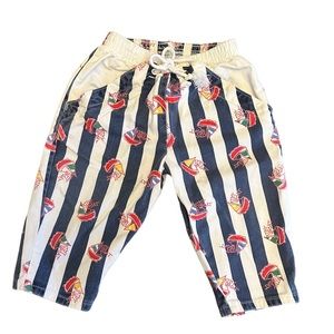 OshKosh B’Gosh Vintage Navy and White Stripe “Toy Boat” Pants (18 month)
